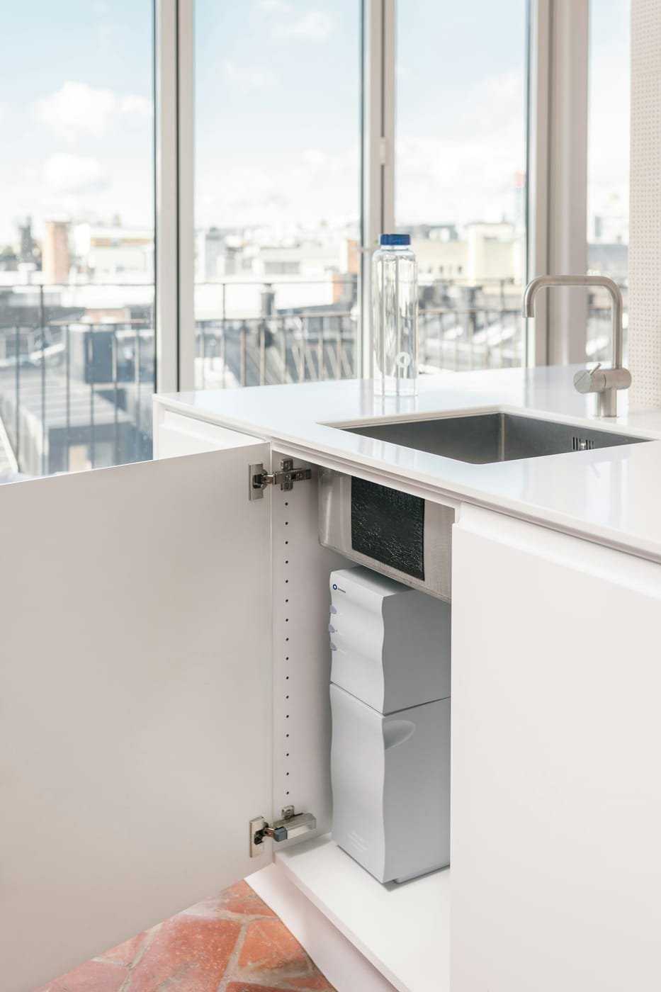 Installation d'un adoucisseur d'eau